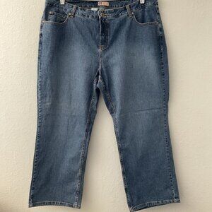 PLUS FADED GLORY STRETCH BOOTCUT JEANS 24W P